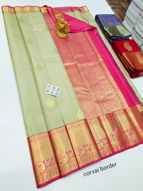 Orange Maheshwari Silk Handloom Cotton Saree with Pink Border | Shop Online