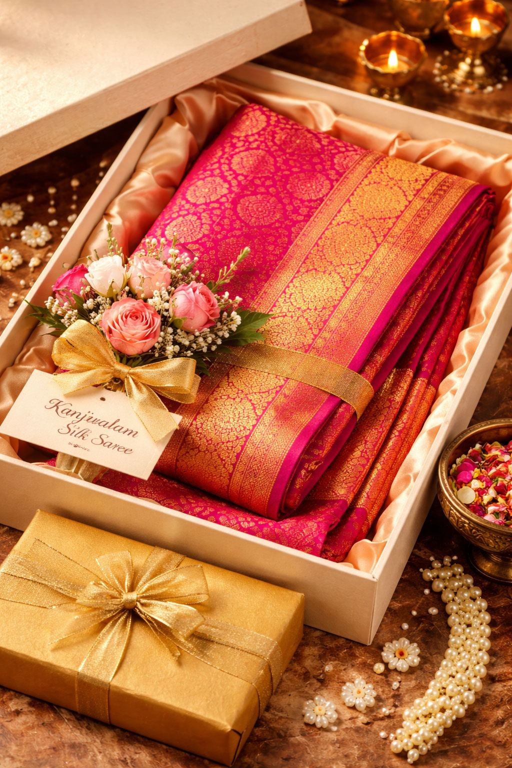 Kanchipuram gift saree collection