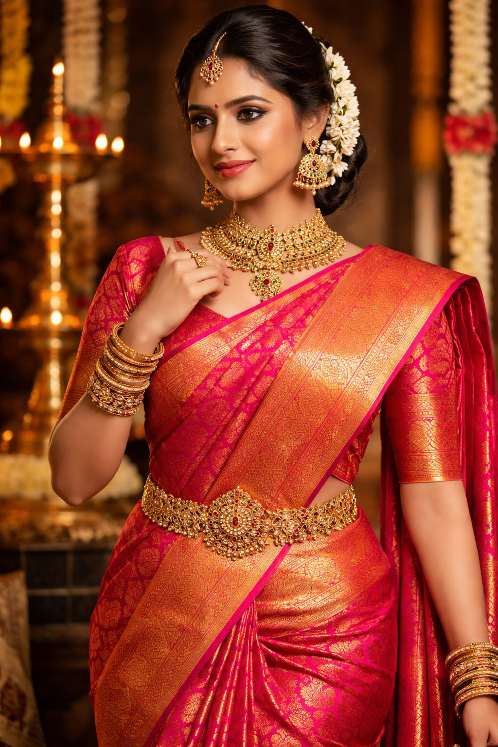 Pure Kanchipuram silk saree