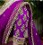 Maggam Blouse With Peal Mirror and Stone Work Bridal Blouse Purple Color