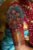 South Indian Thread Work Bridal Blouse Rose Color
