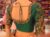 Elegant Thread Work Bridal Blouses Bottle Green Color