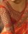Traditional Different Sleeve and Back & Front Embroidery Bridal Blouses Fanta Orange Color