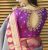 Modern Embroidery and Chamki Work Bridal Blouses Purple Color