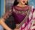 Stylish Modern Embroidery and Netted Work Bridal Blouse Purple Color
