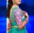 Unique Thread and Chamki Work Designer Blouse Ramar Blue and Purple Color