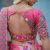 New Latest Peacock Thread Work Designer Blouse Lotus Pink Color