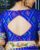 Diamond Designs Party Blouses Ink Blue Color