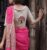 Trendy Tree Thread Work Designer Blouse Off White Color