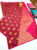 Butta Mphoss Saree Araku Red, Copper Blue Color w/ Blouse