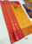Unique Design Butta Mphoss Saree Apple Red Color w/ Blouse
