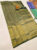 Butta Mphoss Saree Bottle Green Color w/ Blouse