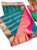 Butta Mphoss Saree Copper Blue Color w/ Blouse