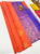 Unique Design Butta Mphoss Saree Fanta Orange Color w/ Blouse