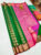 Trendy Flower Design Butta Mphoss Saree Green Color w/ Blouse