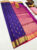 Latest Design Butta Mphoss Saree Ink Blue Color w/ Blouse