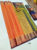 Latest Design Butta Mphoss Saree Orange Color w/ Blouse