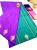 Flower Design Butta Mphoss Saree Purple Color w/ Blouse