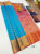 Butta Mphoss Saree Sky Blue Color w/ Blouse