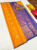 Butta Mphoss Saree Yellow Color w/ Blouse
