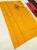 Butta Mphoss Saree Yellow Color w/ Blouse