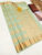Latest and Trendy Design High Fancy Kanjivaram Silk Saree Mix Light Pista Color w/ Blouse
