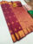 High Fancy Kanjivaram Silk Saree Mix Apple Red Color w/ Blouse