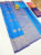 High Fancy Kanjivaram Silk Saree Mix Blue Color w/ Blouse