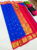 High Fancy Kanjivaram Silk Saree Mix Blue Color w/ Blouse