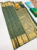 High Fancy Kanjivaram Silk Saree Mix Bottle Green Color w/ Blouse