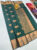 High Fancy Kanjivaram Silk Saree Mix Bottle Green Color w/ Blouse