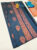 High Fancy Kanjivaram Silk Saree Mix Copper Blue Color w/ Blouse