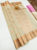 Trendy Design High Fancy Kanjivaram Silk Saree Mix Cream Color w/ Blouse