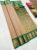 Unique Design High Fancy Kanjivaram Silk Saree Mix Cream Color w/ Blouse