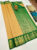 Trendy Design High Fancy Kanjivaram Silk Saree Mix Ivory Color w/ Blouse
