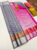 Annam Design High Fancy Kanjivaram Silk Saree Mix Gray Color w/ Blouse