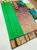 New Design High Fancy Kanjivaram Silk Saree Mix Green Color w/ Blouse