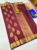 High Fancy Kanjivaram Silk Saree Mix Kumkum Red Color w/ Blouse