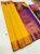 High Fancy Kanjivaram Silk Saree Mix Lemon Yellow Color w/ Blouse