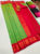 High Fancy Kanjivaram Silk Saree Mix Light Green Color w/ Blouse