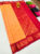 High Fancy Kanjivaram Silk Saree Mix Light Orange Color w/ Blouse
