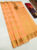 High Fancy Kanjivaram Silk Saree Mix Light Orange Color w/ Blouse
