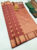 New Design High Fancy Kanjivaram Silk Saree Mix Orange Color w/ Blouse