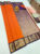 High Fancy Kanjivaram Silk Saree Mix Orange Color w/ Blouse