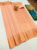 Latest Design High Fancy Kanjivaram Silk Saree Mix Peach Color w/ Blouse