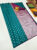 Latest Design High Fancy Kanjivaram Silk Saree Mix Peacock Blue and Magenta Color w/ Blouse