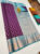 Latest Design High Fancy Kanjivaram Silk Saree Mix Purple Color w/ Blouse