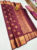 Trendy Design High Fancy Kanjivaram Silk Saree Mix Red Color