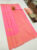 Trendy Design High Fancy Kanjivaram Silk Saree Mix Rose Color w/ Blouse