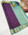 High Fancy Kanjivaram Silk Saree Mix Violet Color w/ Blouse